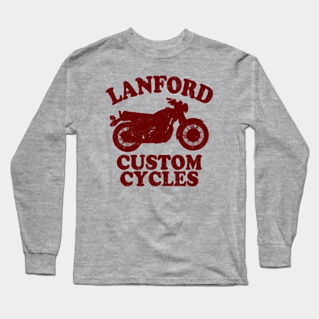 Lanford Custom Cycles Long Sleeve T-Shirt by klance